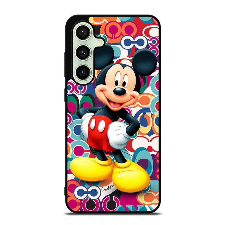COACH NEW YORK MICKEY MOUSE CUTE Samsung Galaxy S24 FE Case Cover