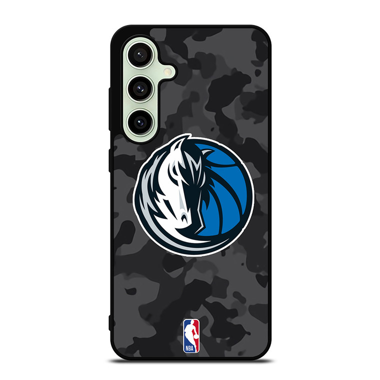 DALLAS MAVERICKS BLACK CAMO Samsung Galaxy S24 FE Case Cover