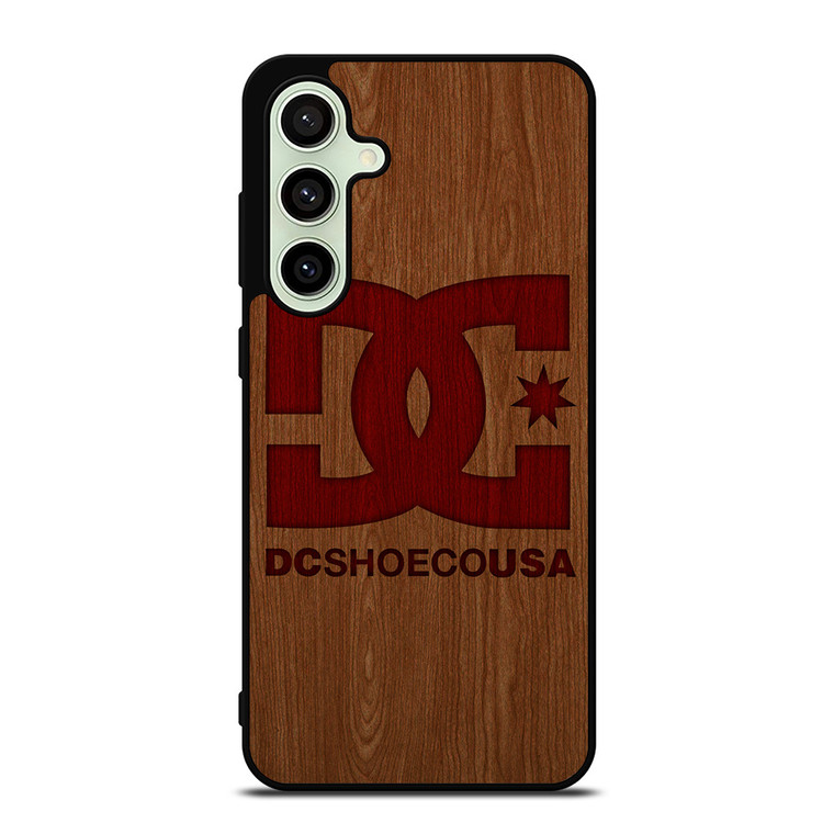 DC SHOES SKATEBOARD WOODEN LOGO Samsung Galaxy S24 FE Case Cover