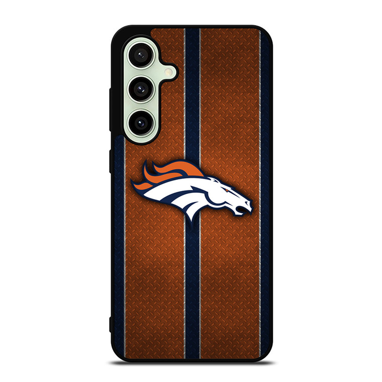 DENVER BRONCOS NFL METAL STRIPE Samsung Galaxy S24 FE Case Cover