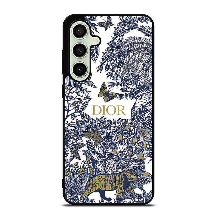 DIOR FLORAL BLUE Samsung Galaxy S24 FE Case Cover