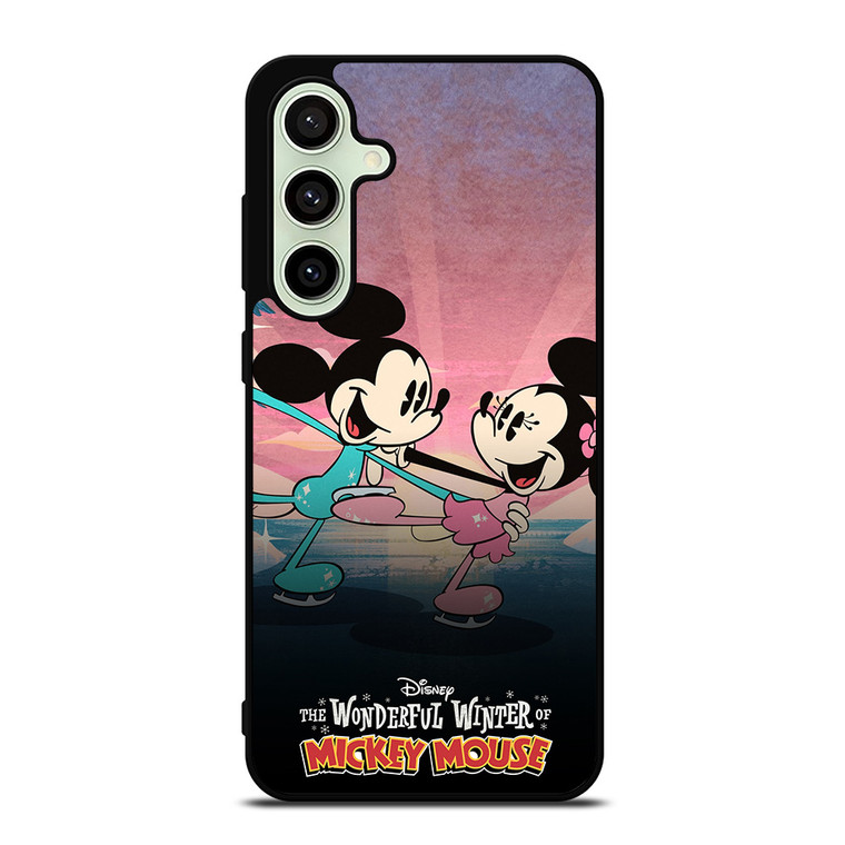 DISNEY WONDERFUL WINTER MICKEY MOUSE Samsung Galaxy S24 FE Case Cover