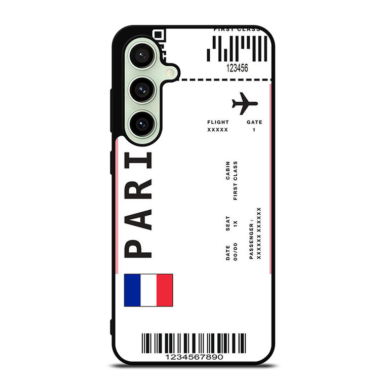 FLIGHT TICKETS FRANCE PARIS Samsung Galaxy S24 FE Case Cover