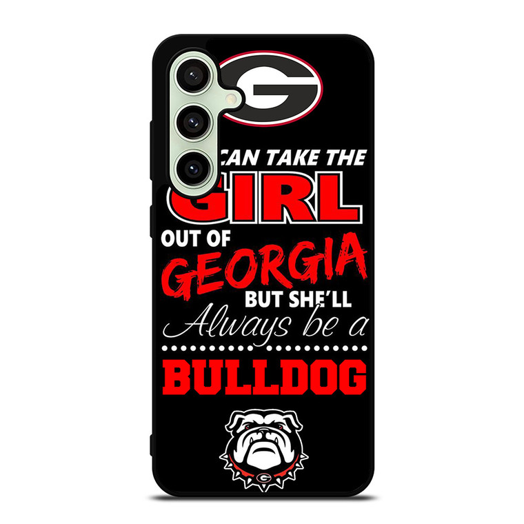 GEAORGIA BULLDOGS FOOTBALL GIRL Samsung Galaxy S24 FE Case Cover