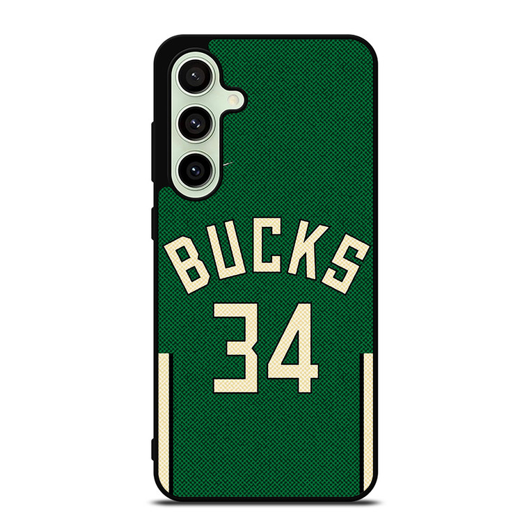 GIANNIS ANTETOKOUNMPO MILWAUKEE BUCKS NIKE NBA 2021-22 Samsung Galaxy S24 FE Case Cover