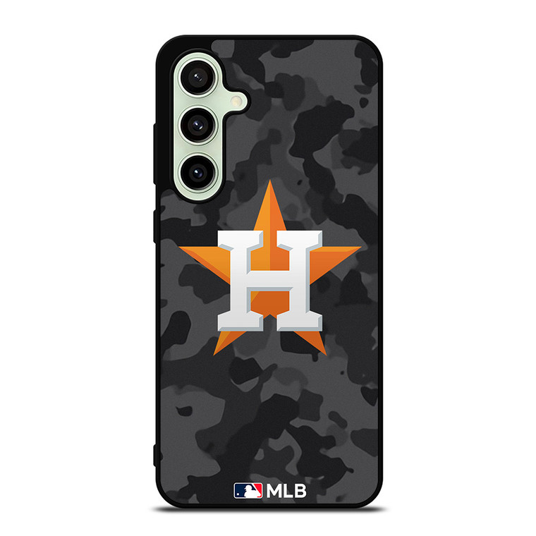 HOUSTON ASTROS BASEBALL BLACK CAMO Samsung Galaxy S24 FE Case Cover