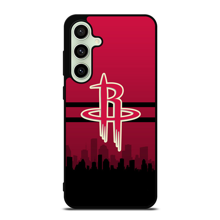 HOUSTON ROCKETS NBA SKYLINE Samsung Galaxy S24 FE Case Cover