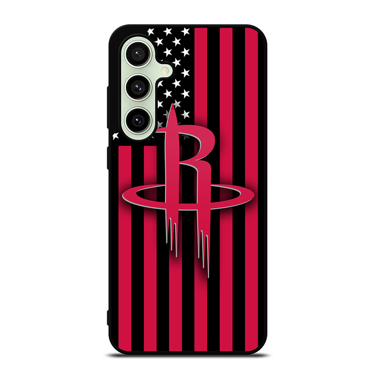 HOUSTON ROCKETS NBA USA FLAG Samsung Galaxy S24 FE Case Cover