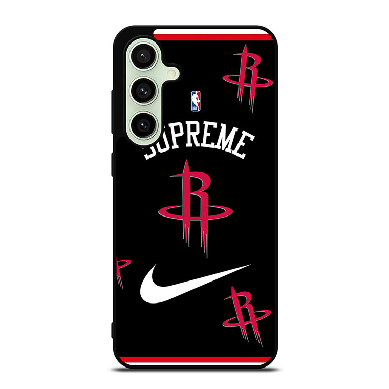 HOUSTON ROCKETS NBA X SUPREME NIKE Samsung Galaxy S24 FE Case Cover