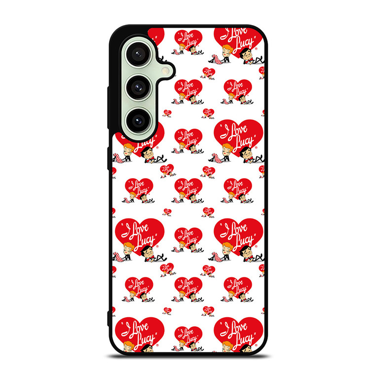 I LOVE LUCY CARTOON PATTERN Samsung Galaxy S24 FE Case Cover