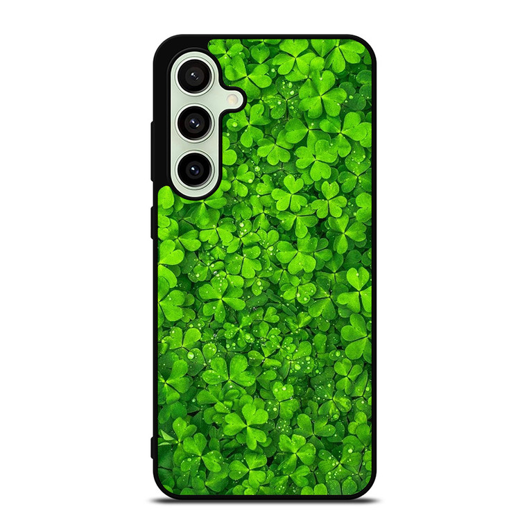 IRISH SHAMROCK CLOVER FLOWER Samsung Galaxy S24 FE Case Cover