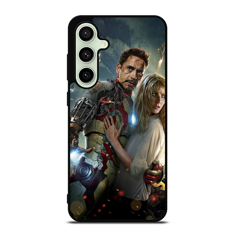 IRON MAN TONY STARK AND PEPPER Samsung Galaxy S24 FE Case Cover