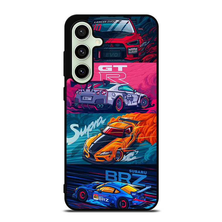 JAPAN RACING SPORTS CARS SUPRA GTR LANCER BRZ Samsung Galaxy S24 FE Case Cover