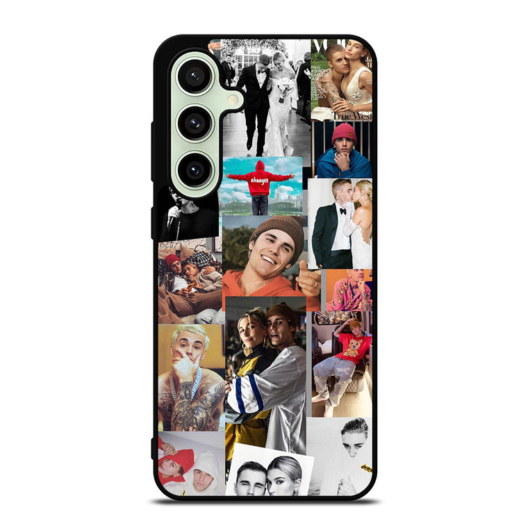 JUSTIN AND HAILEY BIEBER COLLAGE Samsung Galaxy S24 FE Case Cover