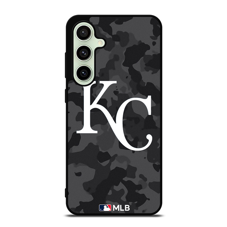 KANSAS CITY ROYALS BASEBALL BLACK CAMO Samsung Galaxy S24 FE Case Cover