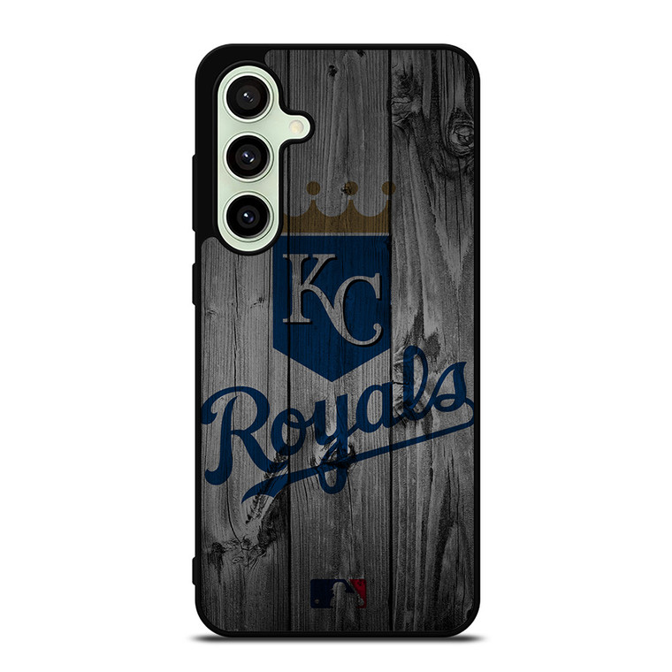 KANSAS CITY ROYALS BASEBALL MLB WOOD LOGO Samsung Galaxy S24 FE Case Cover