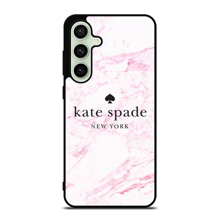 KATE SPADE NEW YORK LOGO PINK MARBLES Samsung Galaxy S24 FE Case Cover
