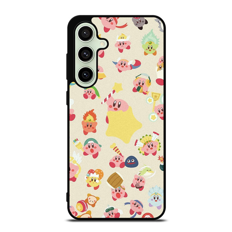 KIRBY CUTE PATTERN Samsung Galaxy S24 FE Case Cover