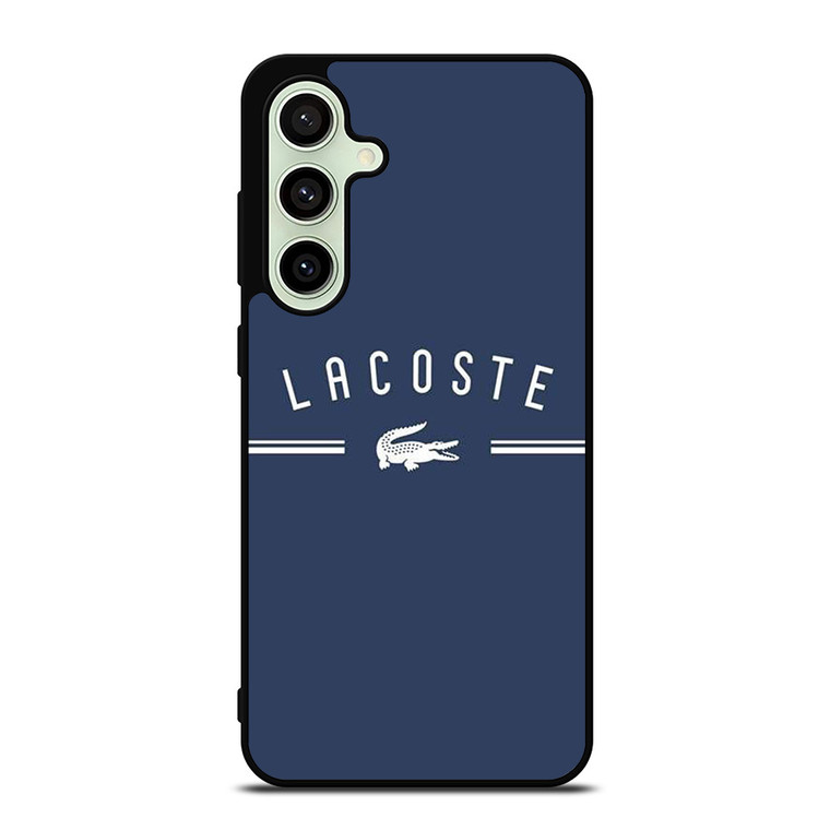 LACOSTE CROC LOGO BLUE Samsung Galaxy S24 FE Case Cover