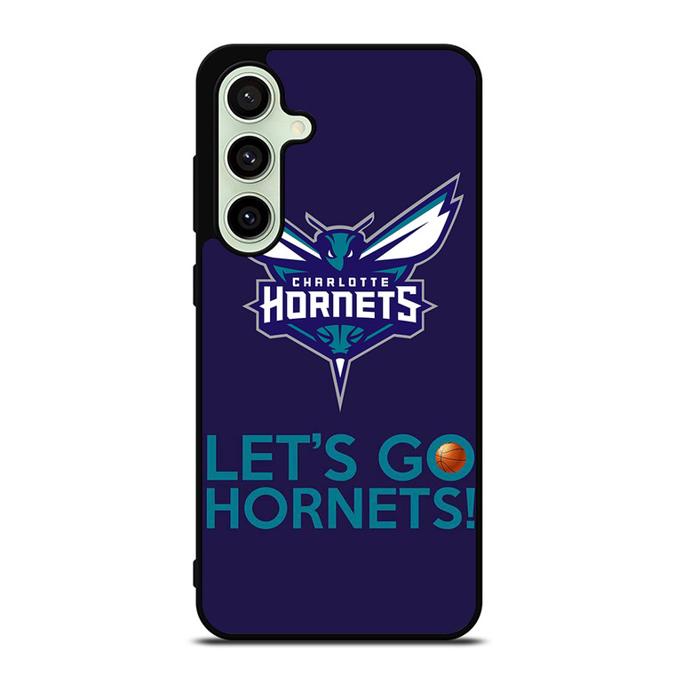 LETS GO CHARLOTTE HORNETS NBA BASKETBALL Samsung Galaxy S24 FE Case Cover