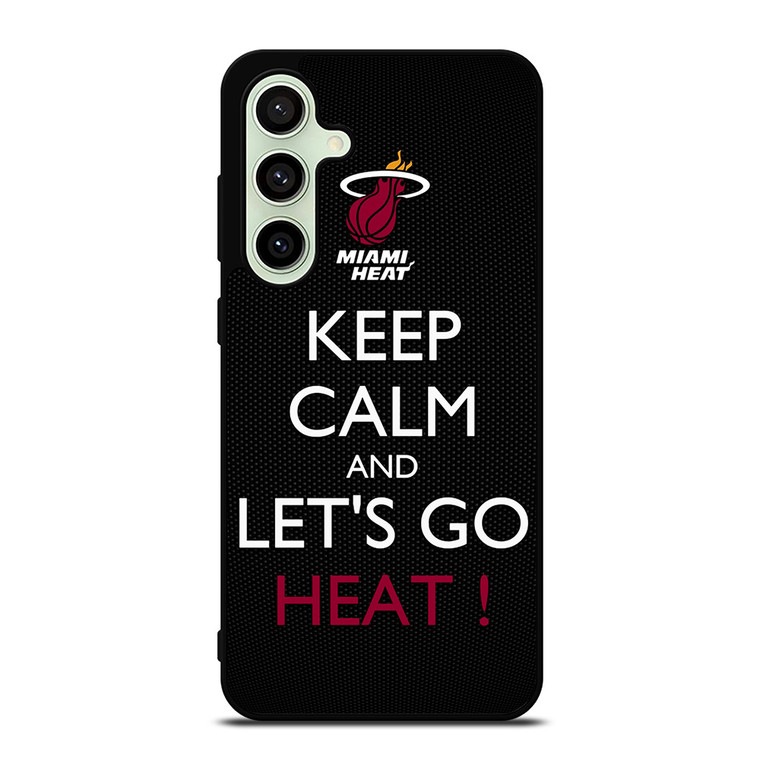 LETS GO MIAMI HEAT NBA BASKETBALL 2 Samsung Galaxy S24 FE Case Cover