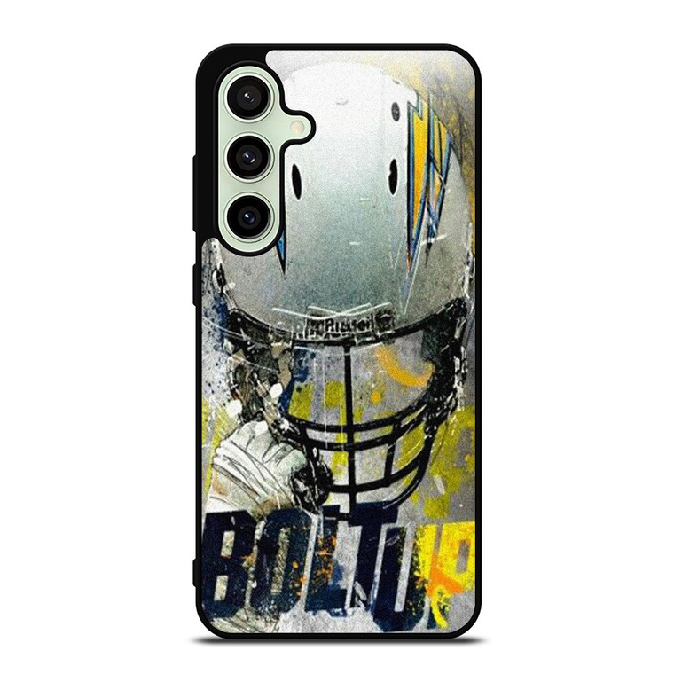 LOS ANGELES CHARGERS FOOTBALL BOLT UP Samsung Galaxy S24 FE Case Cover