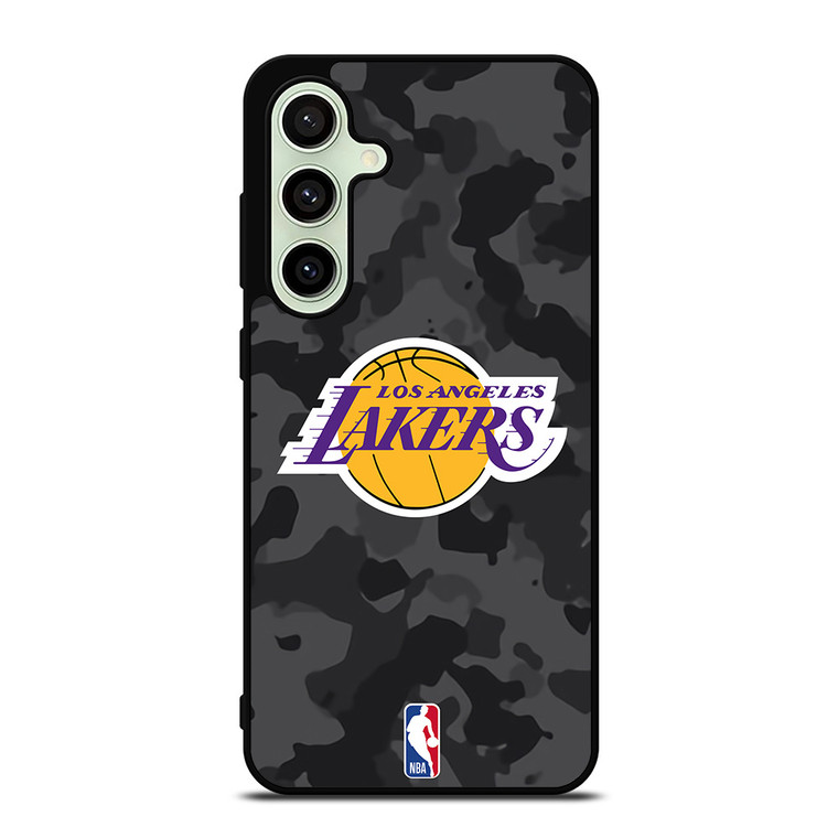 LOS ANGELES LAKERS BLACK CAMO Samsung Galaxy S24 FE Case Cover