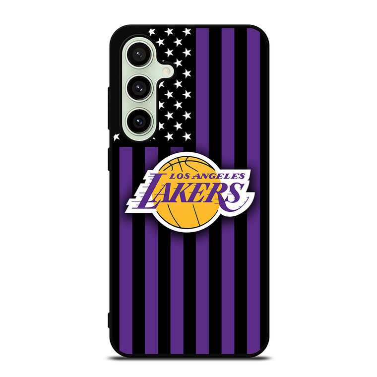 LOS ANGELES LAKERS NBA USA FLAG Samsung Galaxy S24 FE Case Cover