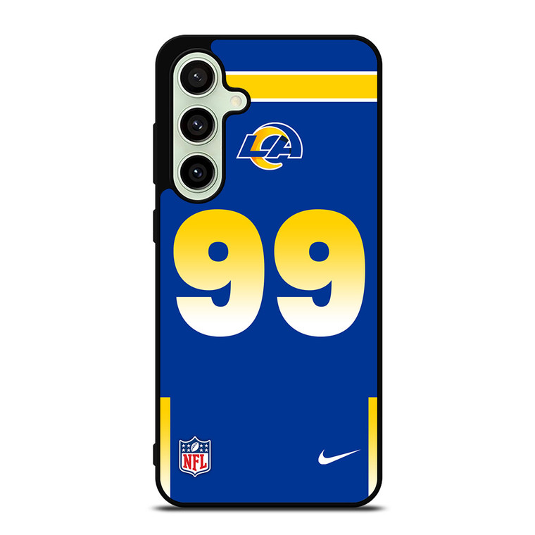 LOS ANGELES RAMS AARON DONALD 99 NFL NIKE Samsung Galaxy S24 FE Case Cover