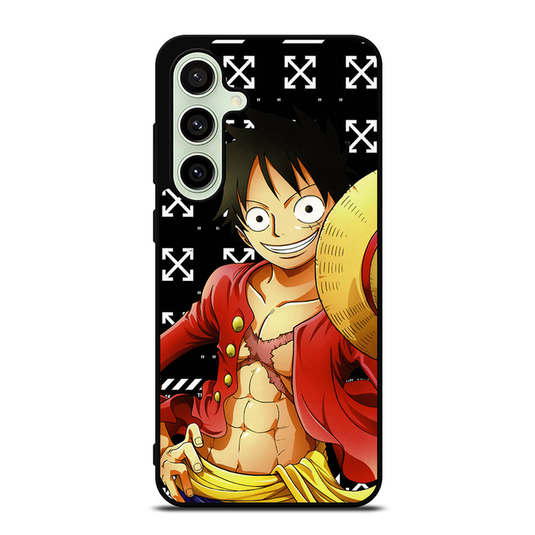 LUFFY OFF WHITE 2 Samsung Galaxy S24 FE Case Cover