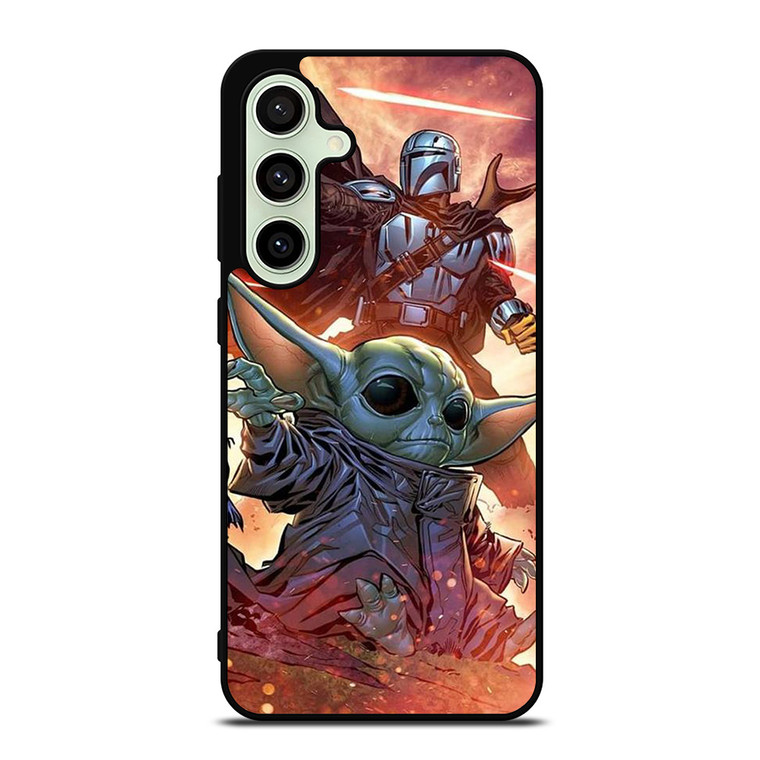 MANDALORIAN AND BABY YODA STAR WARS Samsung Galaxy S24 FE Case Cover