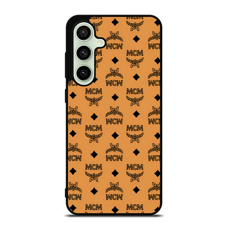 MCM MICHAEL CROMER MUNICH LOGO BROWN Samsung Galaxy S24 FE Case Cover