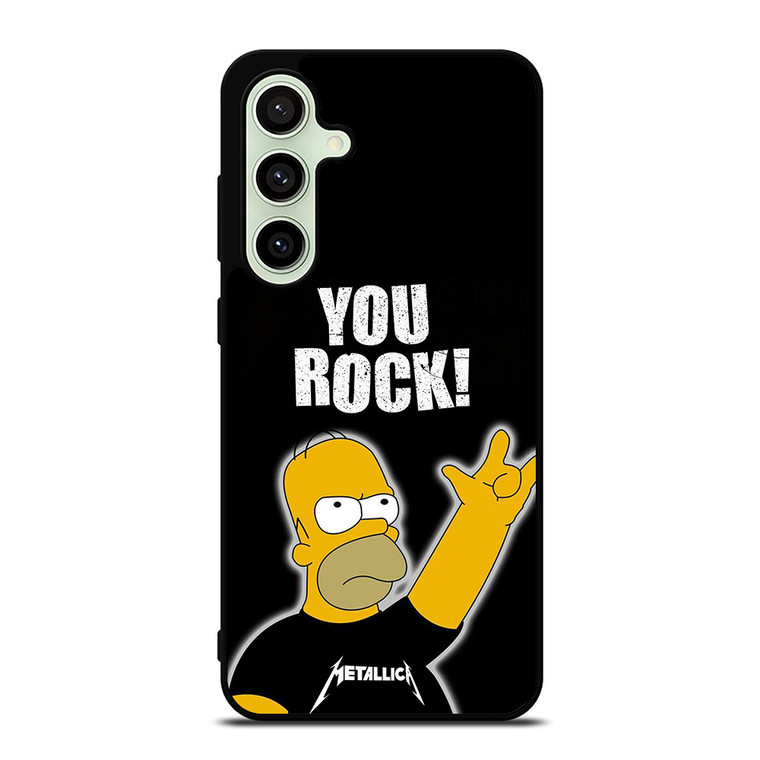 METALLICA ROCK HOMER SIMPSONS Samsung Galaxy S24 FE Case Cover