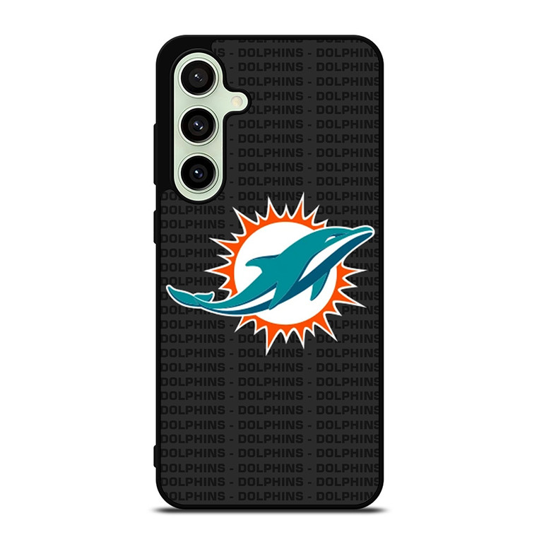MIAMI DOLPHINS FOOTBALL TEXT Samsung Galaxy S24 FE Case Cover