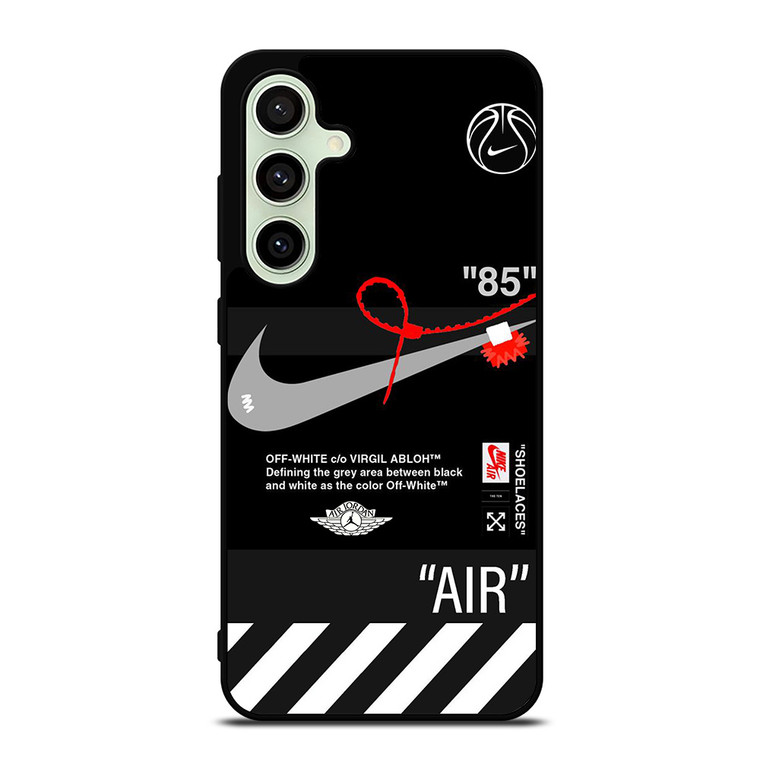 NIKE AIR JORDAN OFF WHITE STRIPES Samsung Galaxy S24 FE Case Cover
