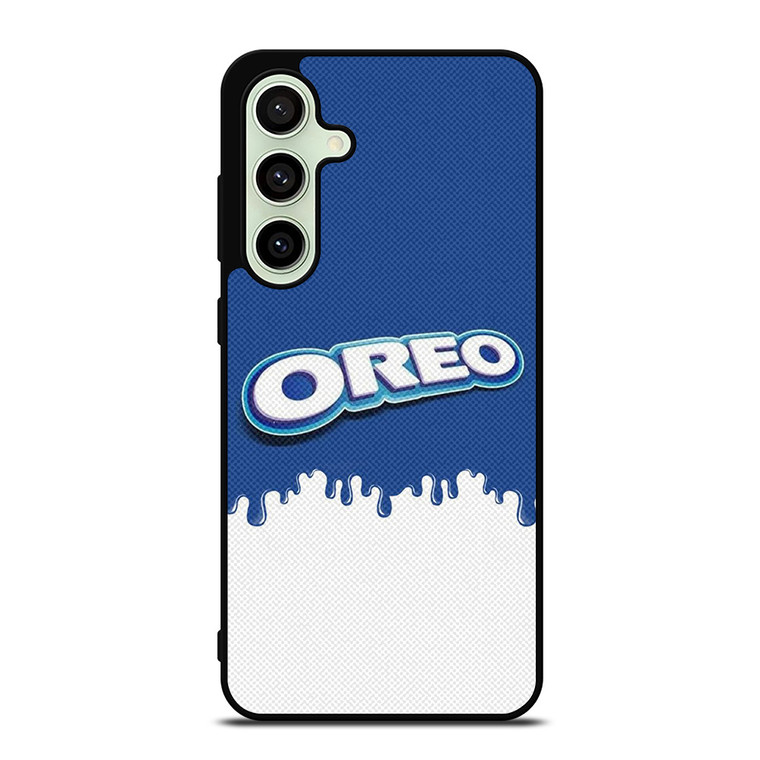 OREO CHOCOLATE MILK COOKIES LOGO Samsung Galaxy S24 FE Case Cover