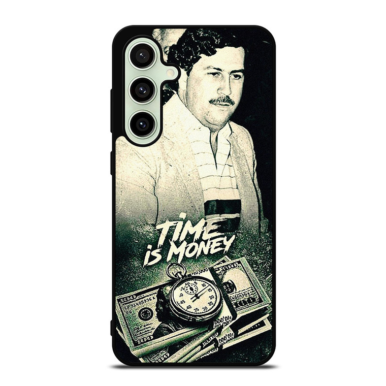 PABLO ESCOBAR TIME IS MONEY Samsung Galaxy S24 FE Case Cover
