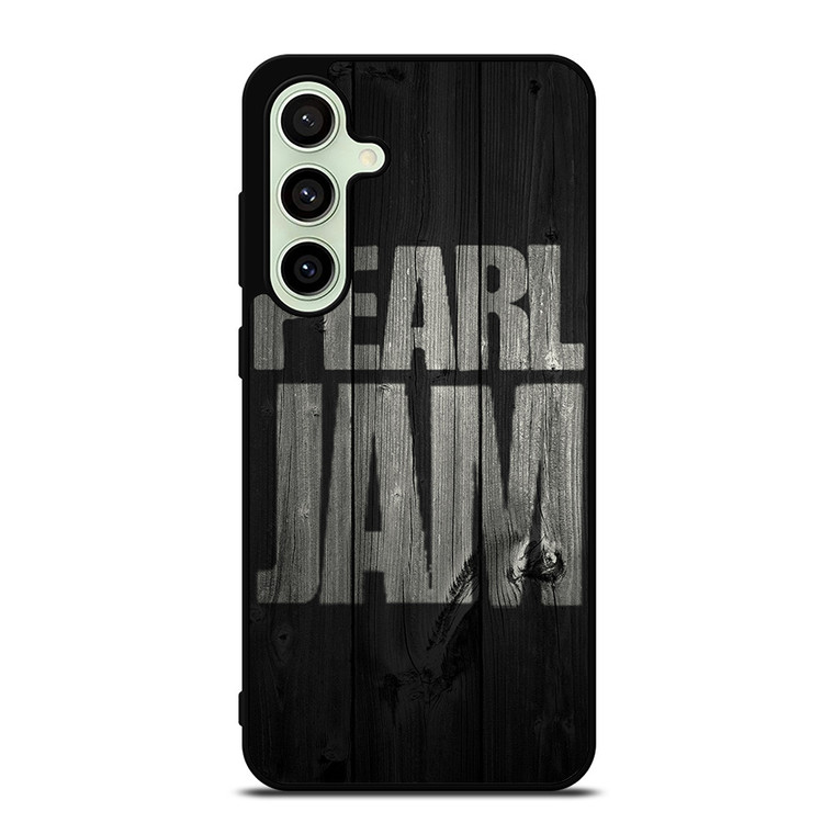 PEARL JAM ROCK BAND WOODEN LOGO Samsung Galaxy S24 FE Case Cover