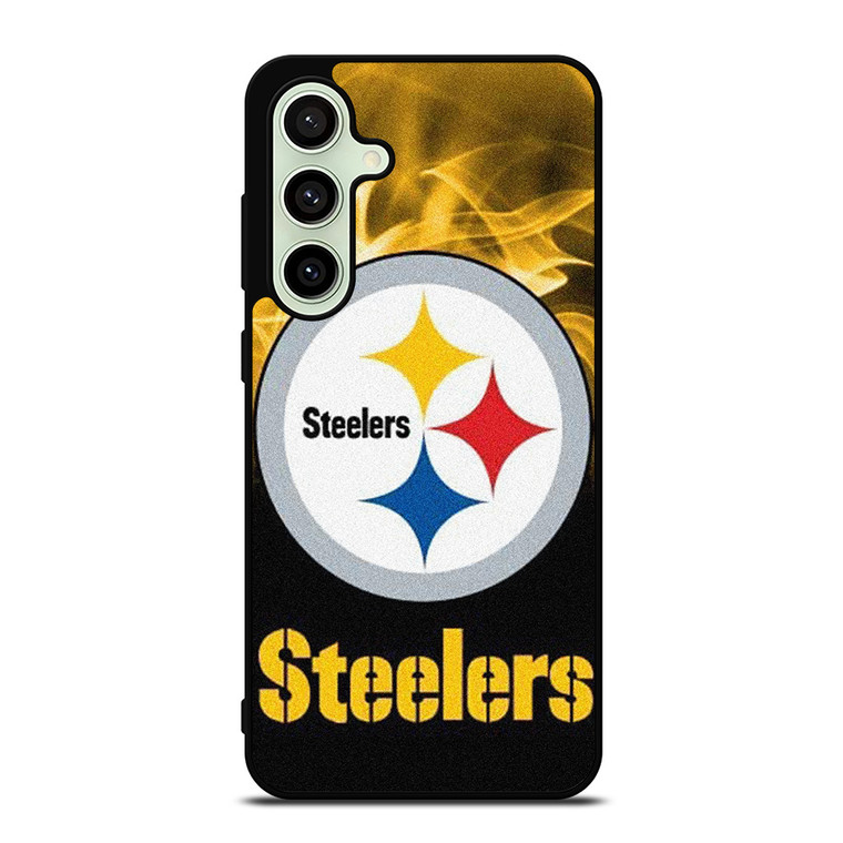 PITTSBURGH STEELERS NFL FIRE Samsung Galaxy S24 FE Case Cover