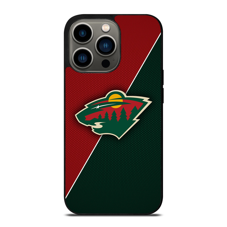 MINNESOTA WILD NHL HOCKEY LOGO iPhone 13 Pro Case Cover