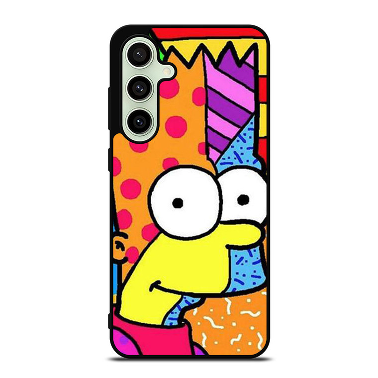 ROMERO BRITTO BART SIMPSONS ART Samsung Galaxy S24 FE Case Cover