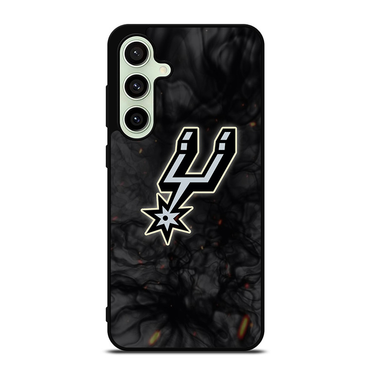 SAN ANTONIO SPURS BASKETBALL NBA FIRE Samsung Galaxy S24 FE Case Cover