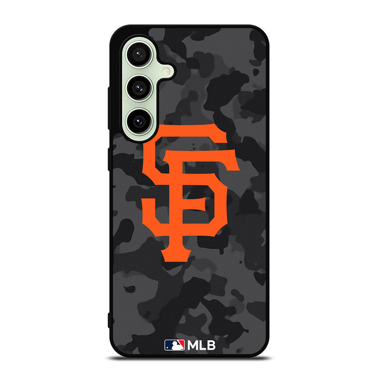 SAN FRANCISCO GIANTS BASEBALL BLACK CAMO Samsung Galaxy S24 FE Case Cover