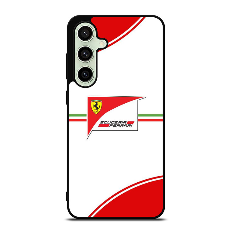 SCUDERIA FERRARI FORMULA ONE F1 RACING 3 Samsung Galaxy S24 FE Case Cover
