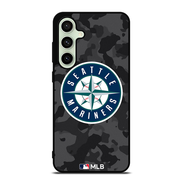 SEATTLE MARINERS BASEBALL BLACK CAMO Samsung Galaxy S24 FE Case Cover