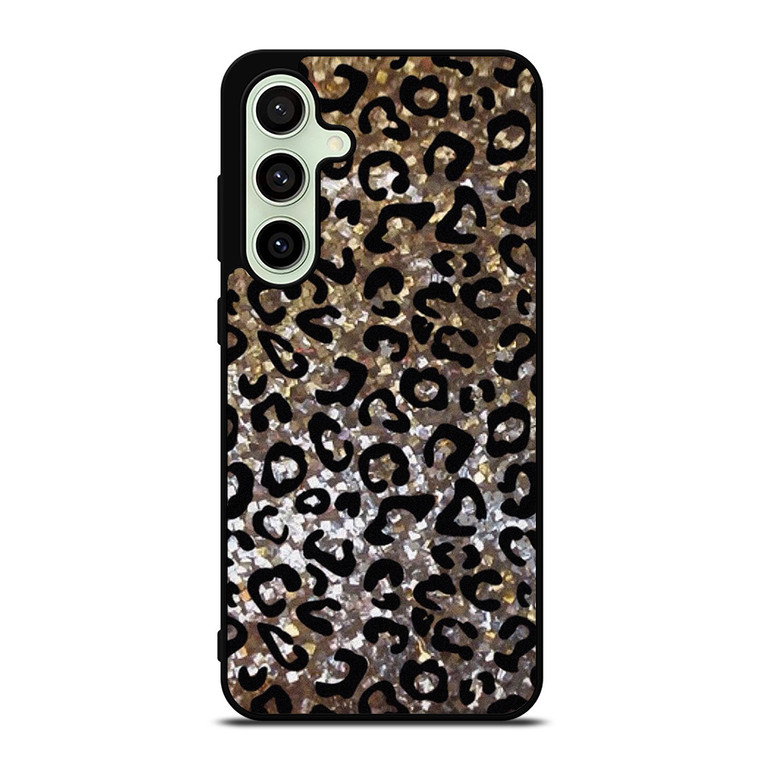 SPARKLY LEOPARD SKIN Samsung Galaxy S24 FE Case Cover