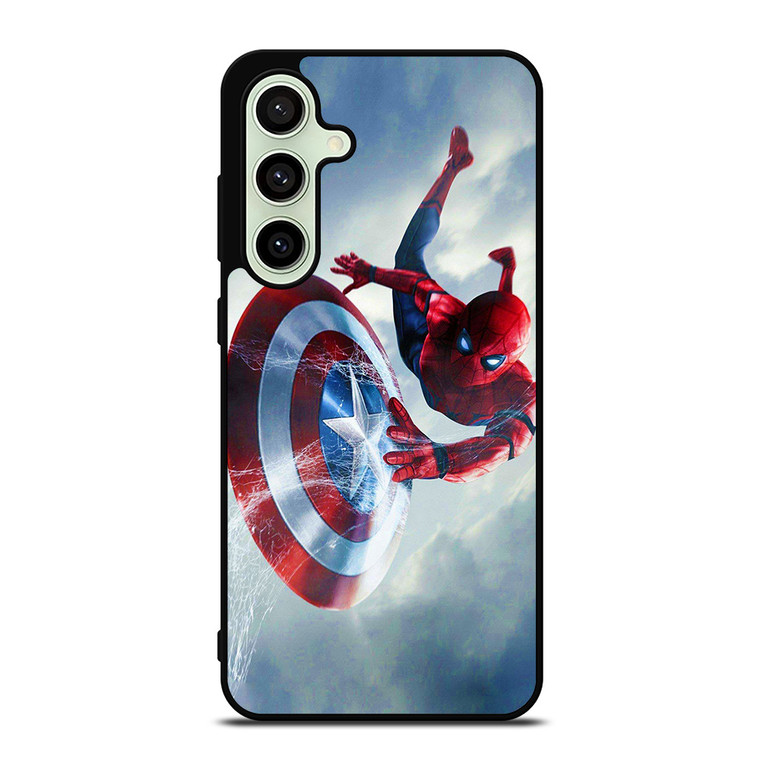 SPIDERMAN X CAPTAIN AMERICA Samsung Galaxy S24 FE Case Cover