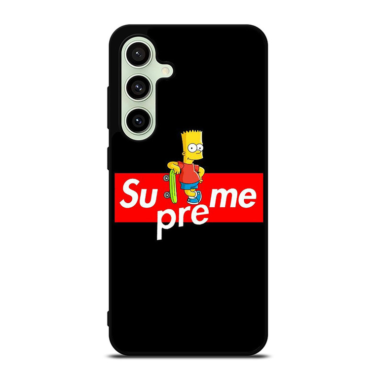 SUPREME BART SIMPSONS SKATEABOARD Samsung Galaxy S24 FE Case Cover