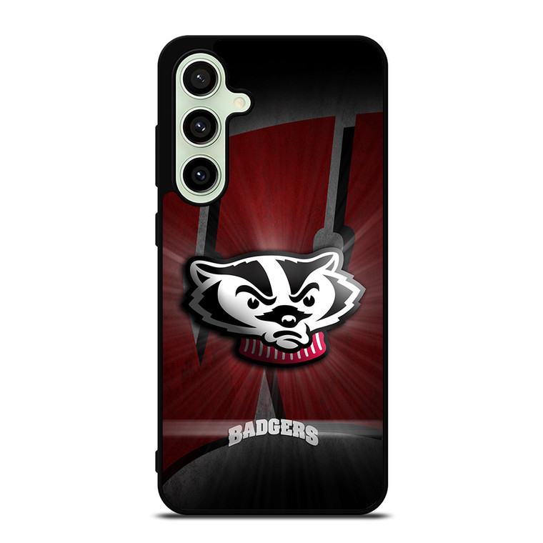 WISCONSIN BADGERS FOOTBALL LOGO Samsung Galaxy S24 FE Case Cover