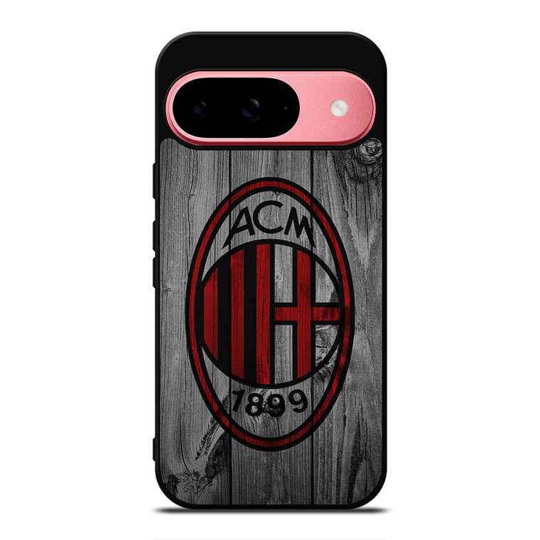AC MILAN FOOTBALL WOODEN LOGO Google Pixel 9 Case Cover